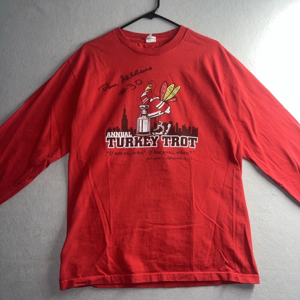 Dan Gibbons Annual‎ Turkey Trot Large Very Nice Collectible Blackhawks